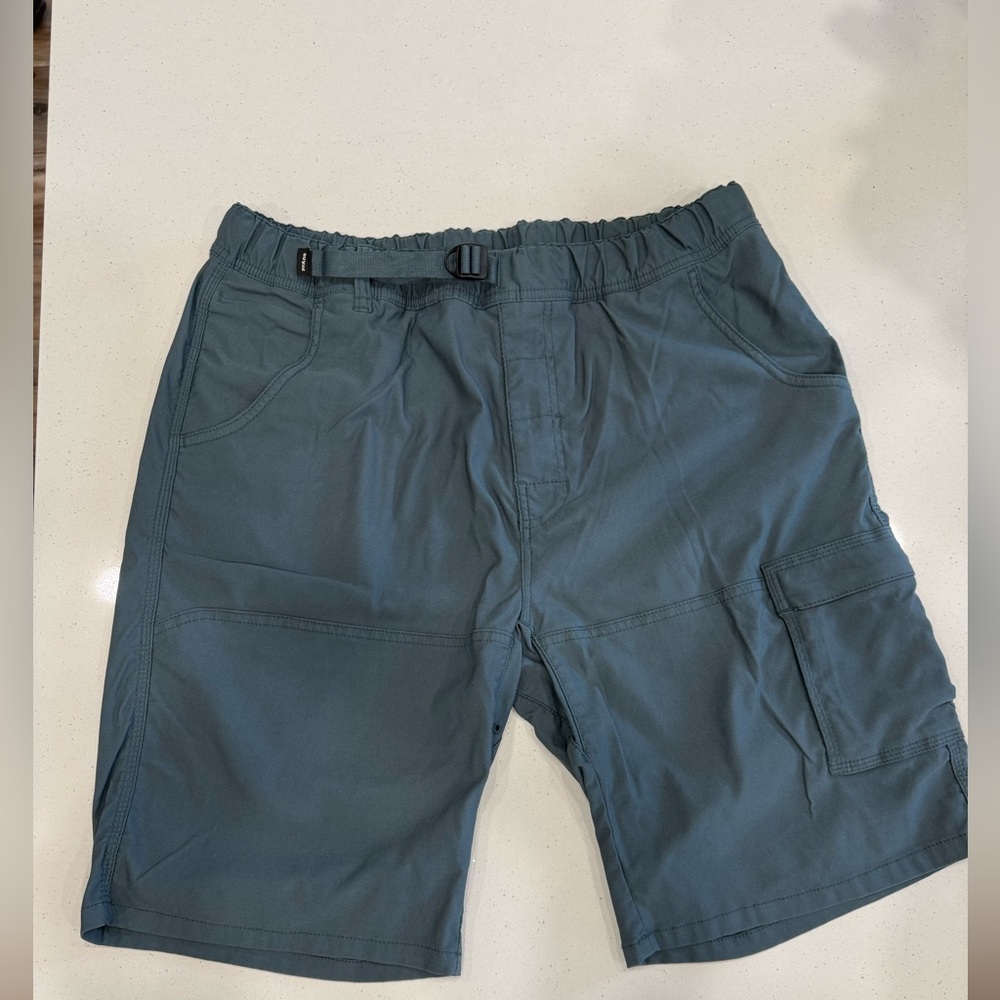 Prana Men's Cargo Shorts - Slate Blue